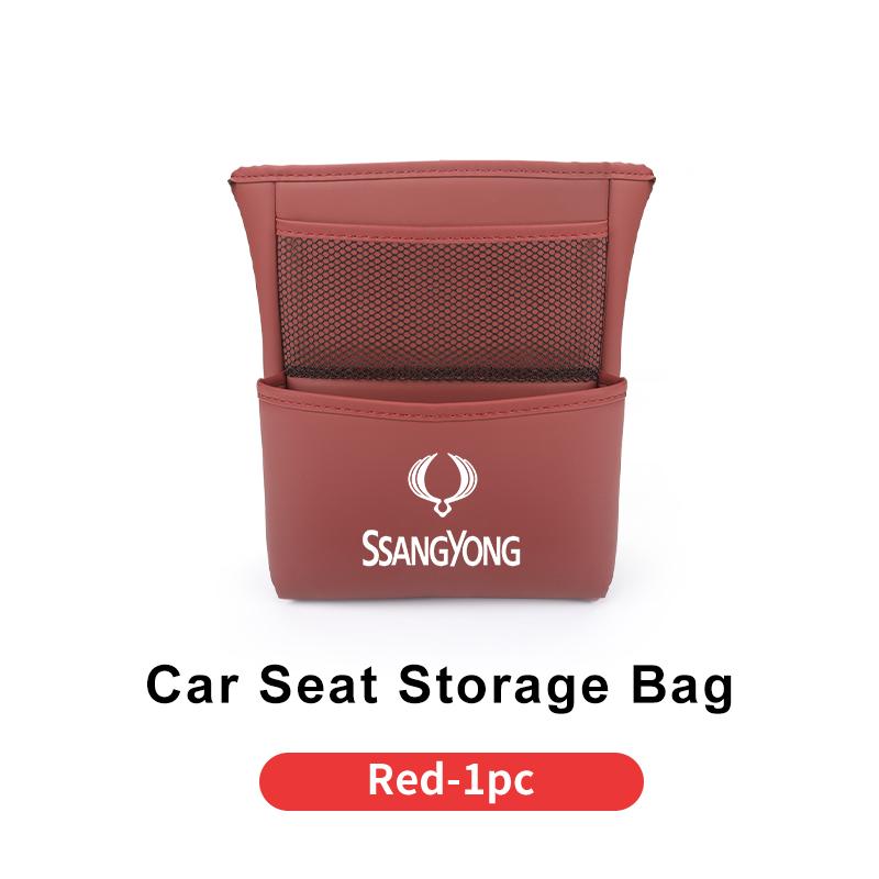 Car Seatback Organizer Tissue Holder Tools Storage Bag Interior For SsangYong Actyon Korando Rexton Kyron Rodius Tivoli Muss