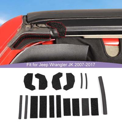 Car Roof Leak Sealing Repair Kit for Jeep Wrangler JK 2007-2017 Hard Top Rubber Weather Seal Leak Proofing Kit