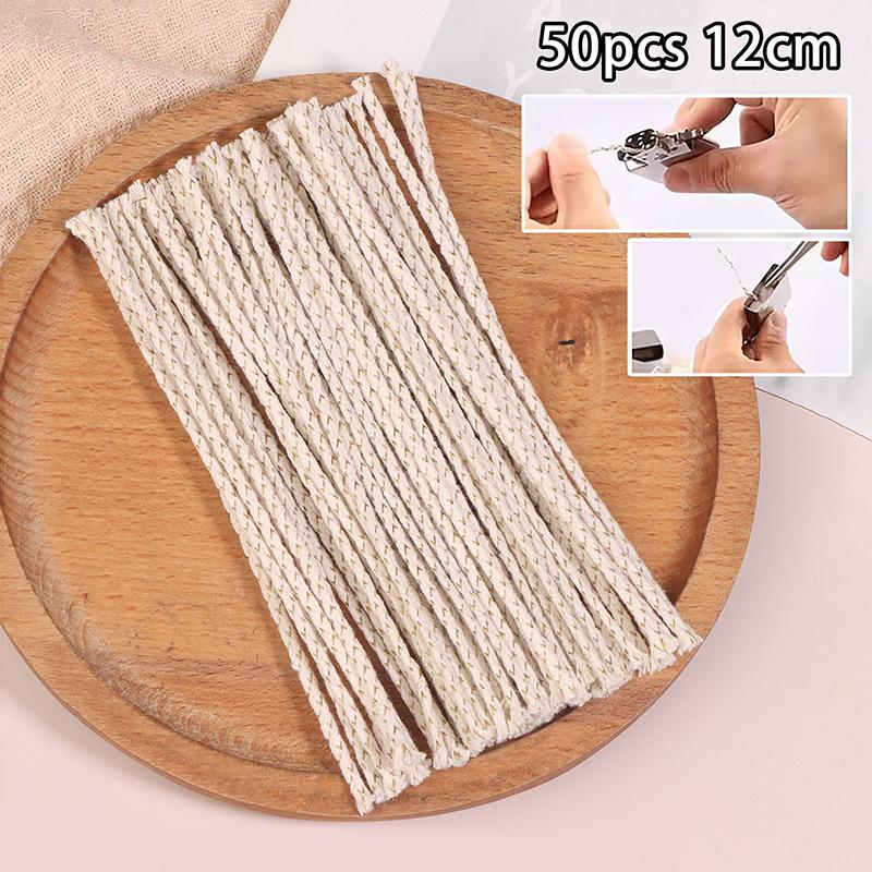 50Pcs Copper Wire Cotton Core Wicks Kerosene Oil Accessories Universal Replacement For Petrol Lighter