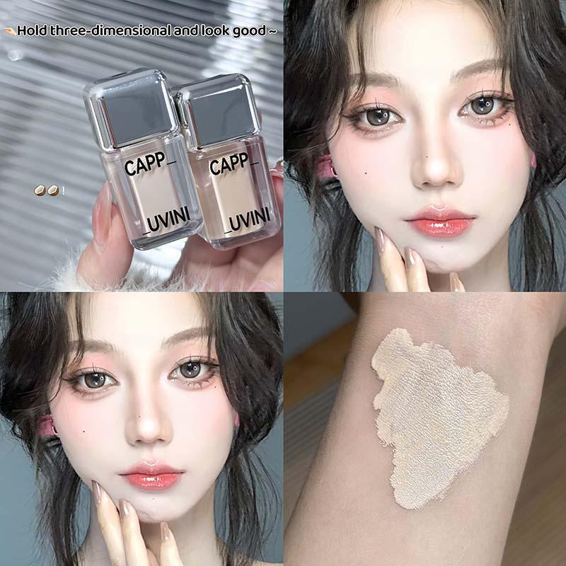 Cappuvini Crystal Clear Ice Cube Concealer: Cover Dark Circles & Acne Marks for a Bare Face Look - Ideal for Students & Commuters.