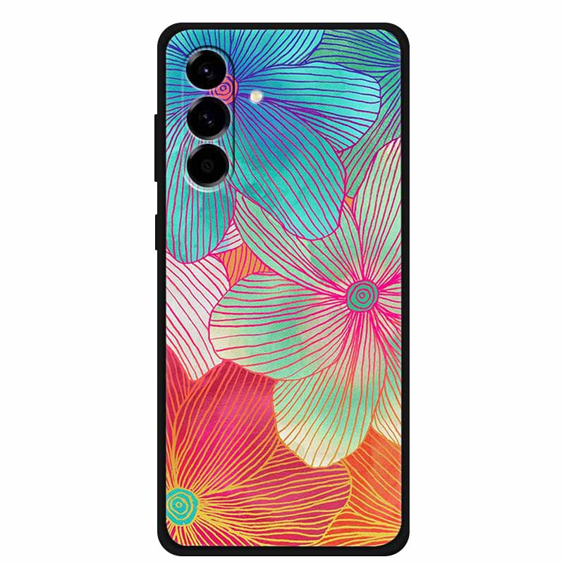 For Samsung Galaxy S26 Case Cute Animal Floral Silicone Soft Cover for Samsung S26 S 26 TPU Coques Phone Cases Pastel Capa Shell