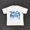 Retro Twice Four Is Shirt TWICE 4th Full Album 2026 Tour Cotton Tshirt Summer Unisexs Unisexs Sportswear Y2k Style Oversized