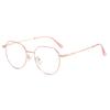 New metal myopia glasses frame men's big face big frame eye frame women can match the degree HC