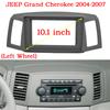 Car Radio Frame Fascia 10.1 Inch Adapter For 2004 2005 2006 2007 JEEP GRAND CHEROKEE Android Dashboard Panel Trim Kit