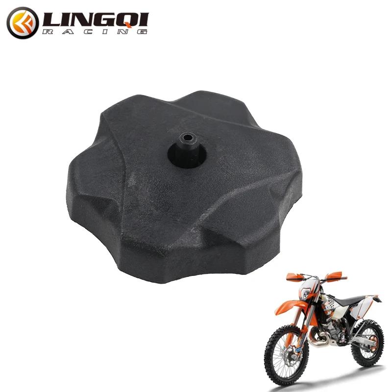 

LINGQI RACING Fuel Gas Petrol Tank Cap Oil Tanks Cover For Dirt Pit Bike Off Road ATV Quad Motocross Universal Accessories чёрный