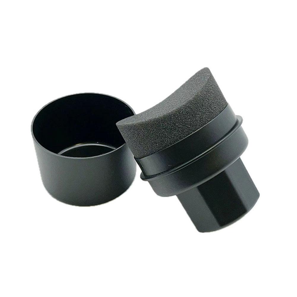 Esponja Aplicadora de Cera para Neumáticos Curva con Tapa Ergonómica Almohadilla de Limpieza y Abrillantado para Neumáticos de Coche Herramienta de Detallado Accesorio de Limpieza y Encerado para Coche