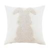 652F Plushes Faux Furs Household Pillow Cover Soft Faux Easters Reusable Protectors Cover for Outdoor Traveling Decoration