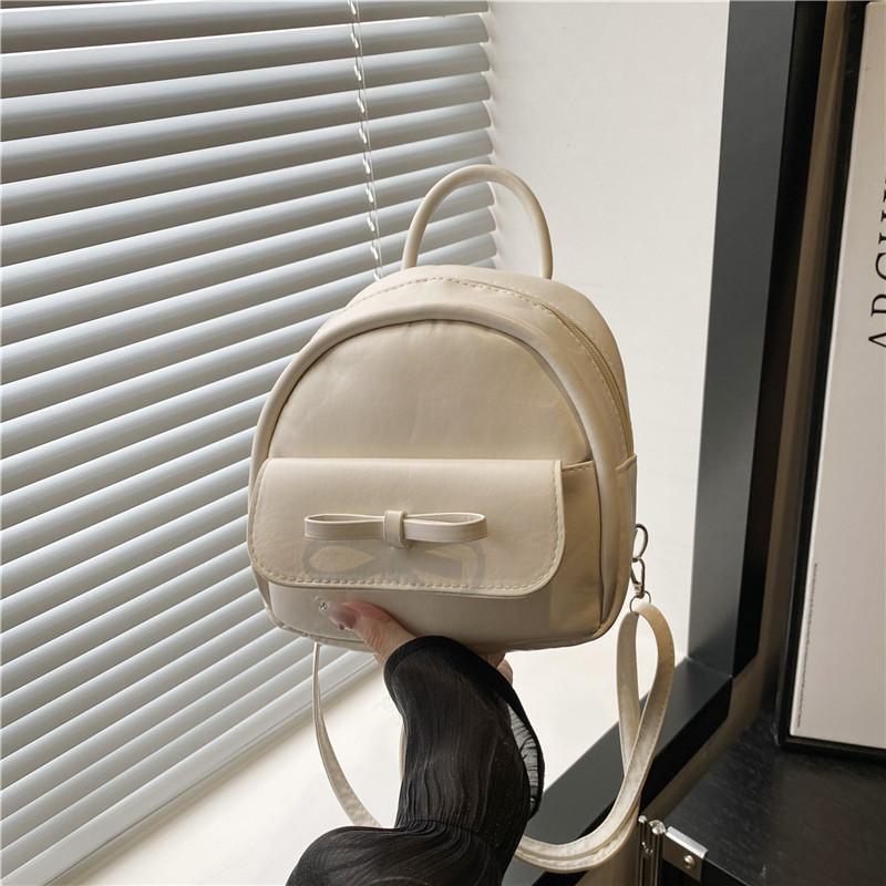 Sweet niche exquisite texture backpack backpack new trend simple casual fashion versatile shoulder bag
