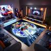 1pc UFO Robo Grendizer1 Print Area Rug - Soft, Washable Non-Slip Indoor Mat for Office Chairs, Living Room, Home Office Decorative Rug