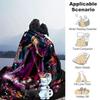 Custom 1pc Elsa's Frozen Adventure Blanket, Soft And Comfortable Blanket, Casual Warm, Camping Travel Blanket, Birthday Gift Q91072