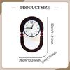 Wall Clock Acrylic Adorable Mute Modern Easy to Install Creative Decorative for Home Kitchen Bedroom