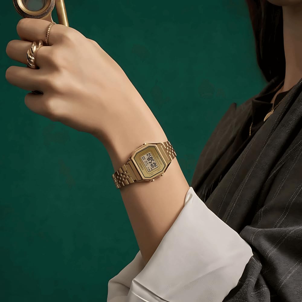 Casio Gold Dress Watch Women's LA680WEGV-9ADF