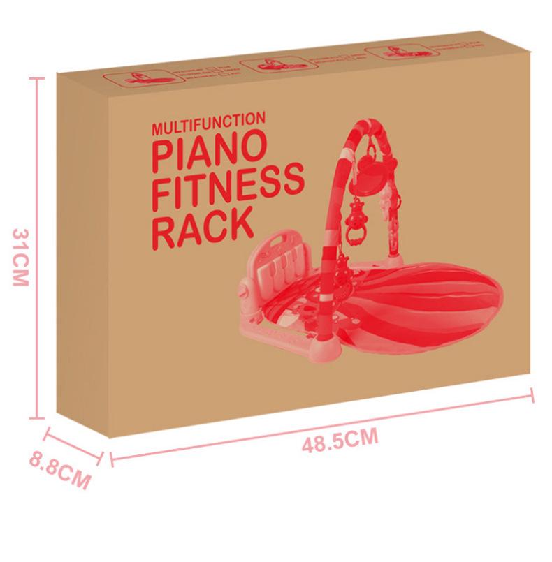 Musical Kick and Play Gym: Infant & Toddler Crawling Mat (0-12 Months)