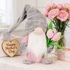 Pink Tulip Dwarf Bouquet Doll Home Decor Gnome Stuffed Dolls Holding Tulip Gnomes  Mother's Day