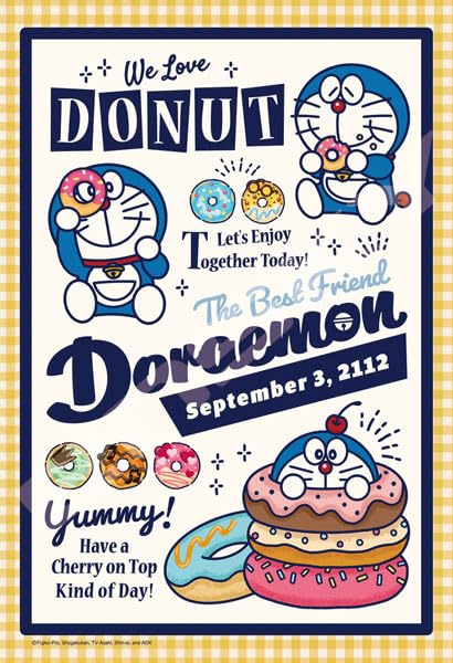 

ENSKY Jigsaw Puzzle Doraemon 300 Pieces 26 x 38cm Yummy! 300-3059