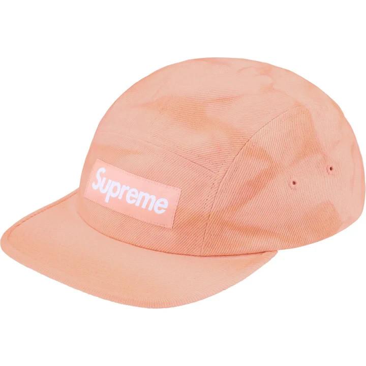Supreme Denim Camp Cap Peach One-Size
