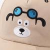 Summer Baby Baseball Cap Cartoon Eyeglasses Bear Kids Boys Girls Sun Hat Outdoor Toddlder Children Adjustable Cap Peaked Caps
