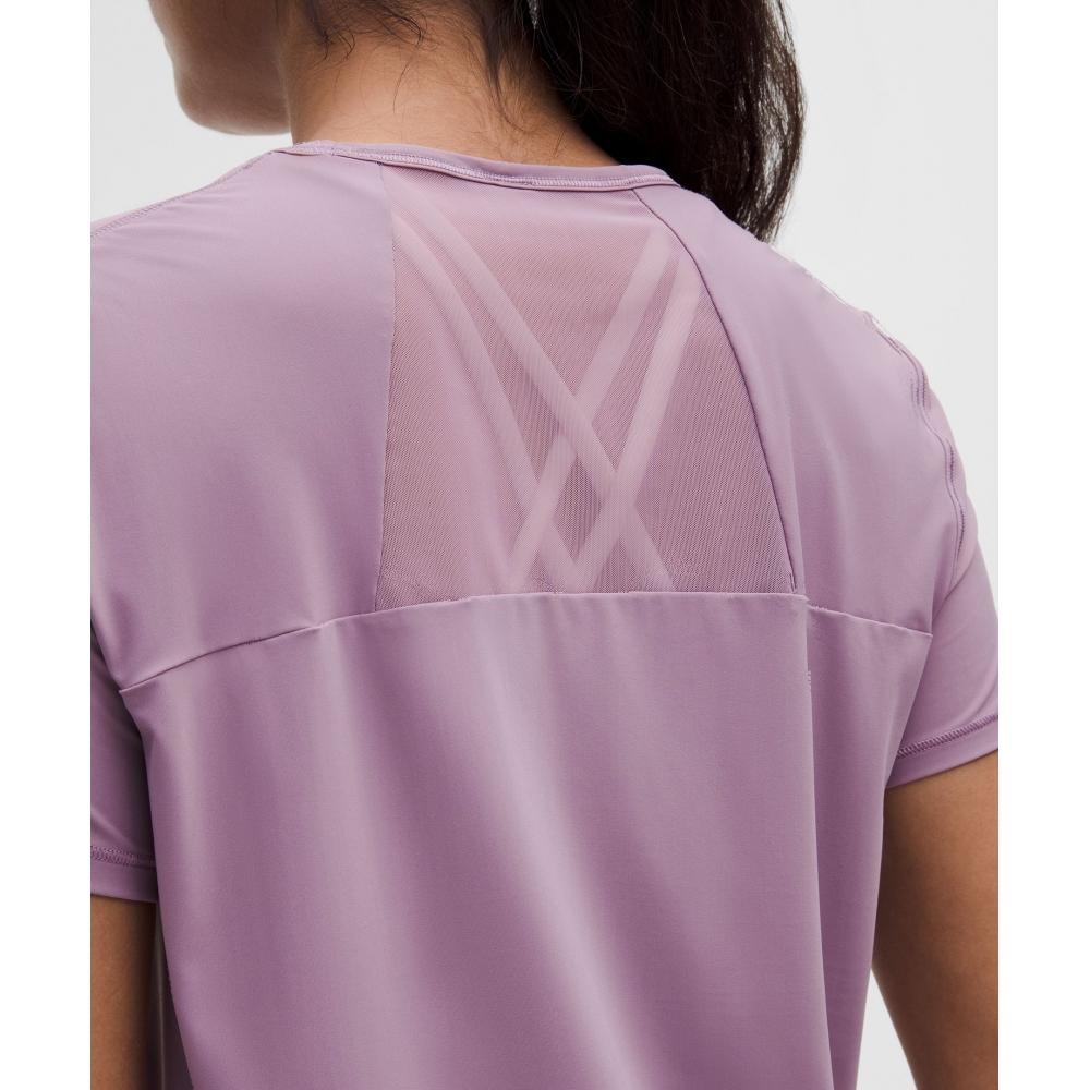 Lululemon Tričko s krátkým rukávem Sculpt Lavender Lux