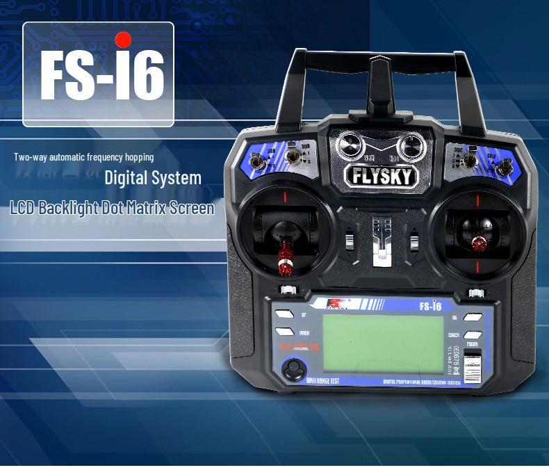 Flysky i6 2.4G 6-Channel Remote Control with IA6 Receiver & Bidirectional Transmission (Chinese Menu)