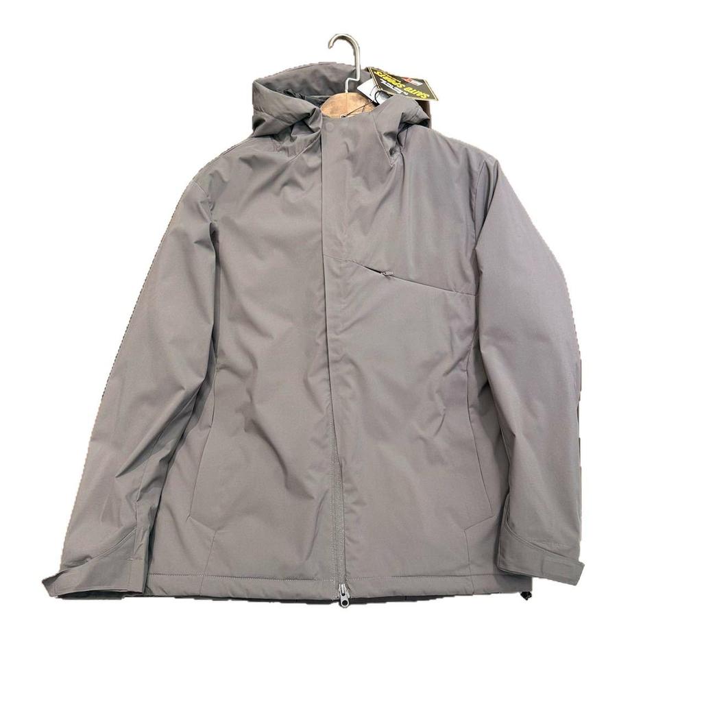 Men's Winter Outdoor Windproof Waterproof Lightweight Hooded Cotton Jacket with Double Zipper and Temperature-Locking Warmth.