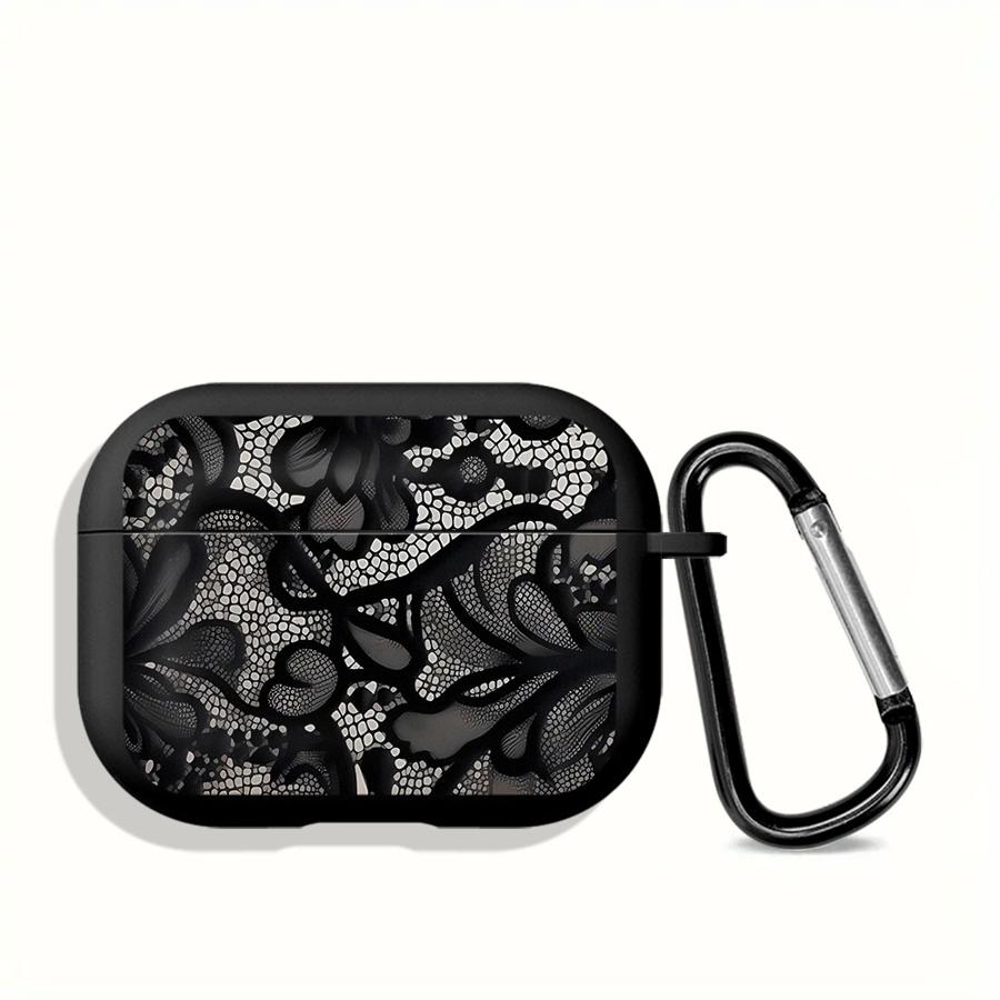 Cartoon Kant Bloem Patroon Hoesje Voor Airpods 3 2 1 Pro Pro2 4 Pro3 Oordopjes Hoesjes Cover for Airpods 3