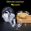 ZISIZ Disposable Hard Plastic Bowl