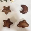 Solid Wood Moon, Star & Cloud Coat Hook for Hallway or Bedroom