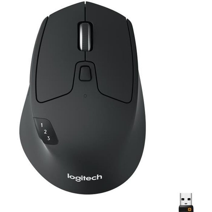 Souris - Sans Fil - Logitech - M720 Triathlon - Noir