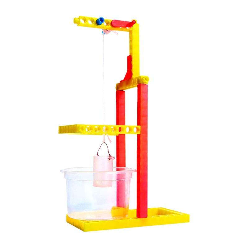 STEM Learning Physics Project DIY Pulley System Science Set Science Experiment for Kids Educational Hands on Activity 1