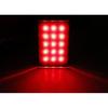 Universal Red Lens 15-LED Rear Bumper Diffuser Rear Fog Light Kit for Car SUV