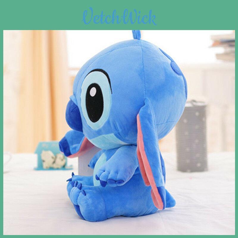 Entzückendes Lilo Stitch Plüschtier Blau Kinder Mädchen Weiches Kuscheltier Geschenk 30cm Niedliche Dekoration