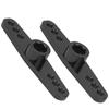 2pcs 25T Aluminium Alloy CNC RC Steering Servo Arm Universal Fit for 1 10 RC CarBlack