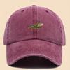 Pc Exquisite Printed Baseball Cap with Stylish Cricket Design InsectThemed Duckbill Hat  Adjustable Size Breathable  Comfo