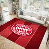 Diseño del Bayern de Múnich Alfombra de Terciopelo de Cristal Acogedora No?Alfombra Estampada Antideslizante Para Dormitorio Sala de Estar Entrada