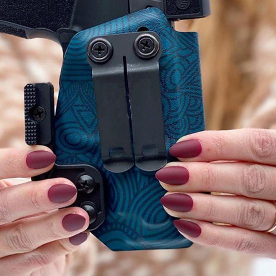 DCC Monoblock Holster Belt Clip with Mounting Screws Heavy Duty Metal Concealed Carry Holster Clip Sheath Clasp Attachment Accessories