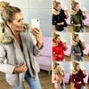 Womens Fur Winter Lined Parka Hooded Jacket Warm Thick Overcoats Outwear Coats