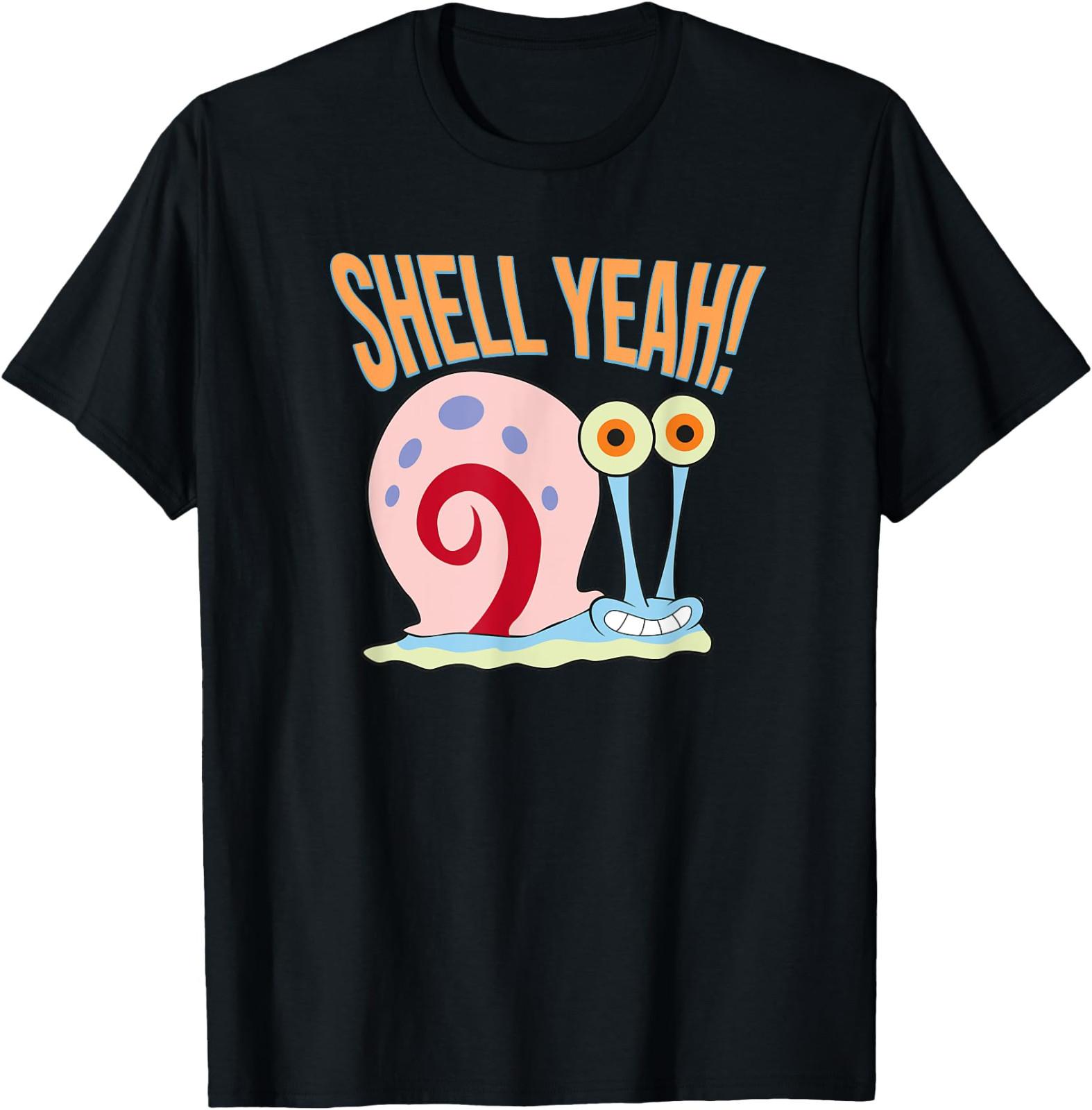 SpongeBob SquarePants Gary the Snail Shell Yeah! Young Adult T-Shirt S-4XL XXXL