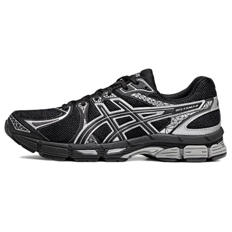 New Asics Gel Exalt 2 Low Top Running Shoes Men's Black Silver 1011B918-001