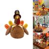 Turkey Figurine Statue for Thanksgiving Celebration Festival Tabletop Decoration Harvest Festival Holiday Ornament