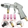 Νέο Sandblaster Spray Air Siphon Sand Blasting + Ακροφύσια σιδήρου / Κεραμικά λειαντικά