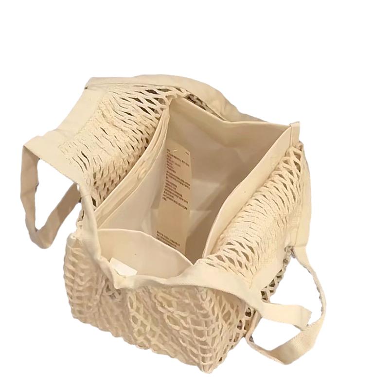 

1 шт. Полиэстер Нишевый дизайн Плетеная сумка Модная сетчатая сумка Летняя сумочка