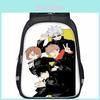 Spacious Jujutsu Kaisen Backpack For Kids With Lightweight Oxford Fabric