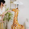 Peluche Giraffa Gigante da 140CM Bambole Giraffa Molto Realistiche Giocattolo Animale Morbido Imbottito Regali per Bambini Decorazione Stanza dei Bambini
