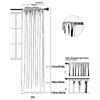 1Pcs Rod Pocket Lace Curtain 150x200cm Window Drape Shades New Sheer Curtain  Living Room Decoration