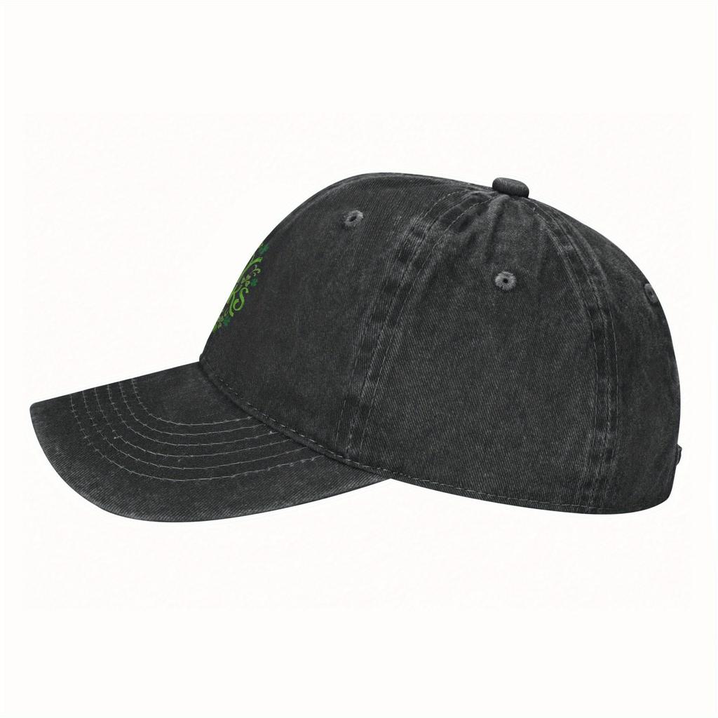 Happy St Patricks Day Graphic Print Cotton Adjustable Baseball Cap Casual Unisex