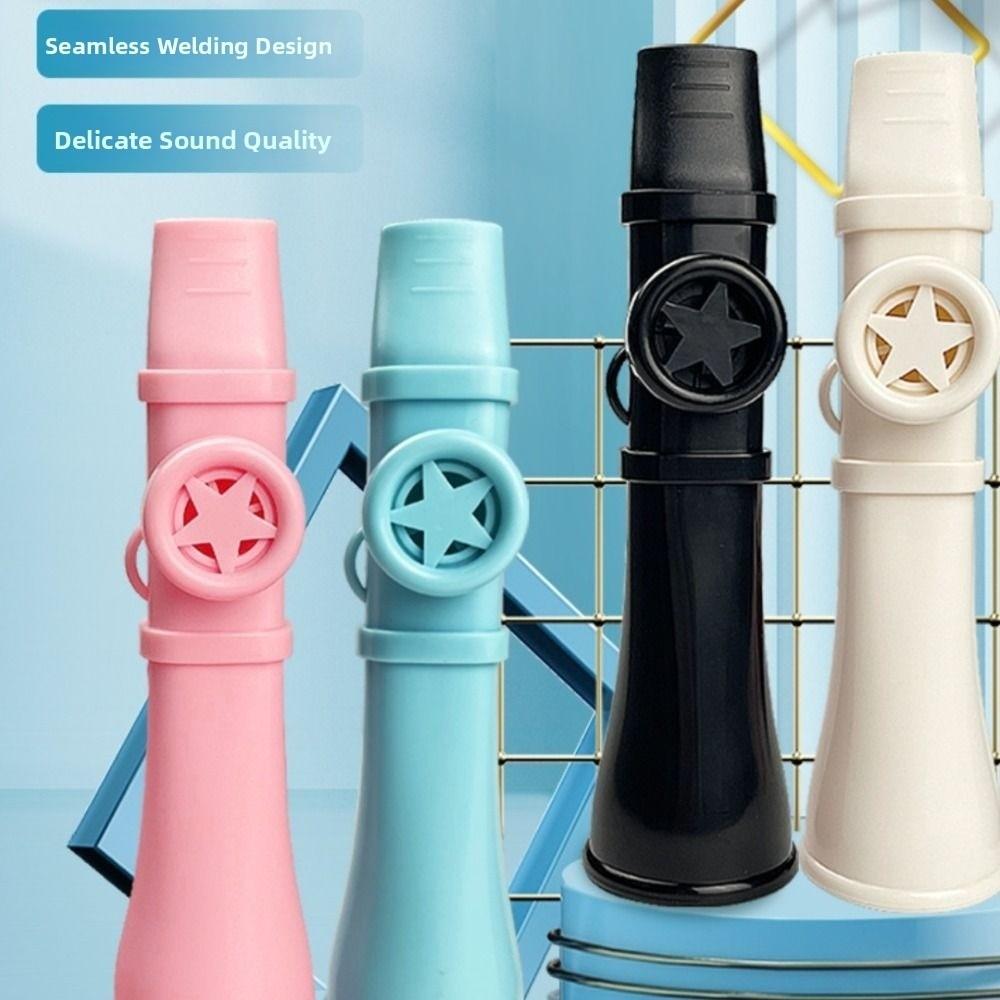 Wear-resistant Colored Flute Flute-shaped ABS Kazoo Instrument Kazoo Instrument  Music Lover