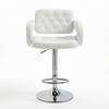 Comfortable Height-Adjustable Chair, Bar Stool with Armrests and Backrest, Practical Work Chair (only with chair)