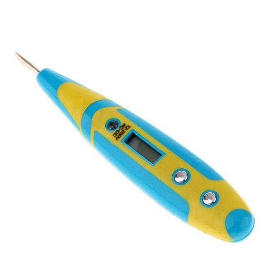 12-250V AC DC Non-Contact LCD Display Electric Voltage Tester Detector Meter Pen