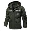 Herren Frühling/Herbst Einlagiger Leichter Kapuzen-Trenchcoat Jugend Winddicht Wasserdicht Outdoor Wanderjacke