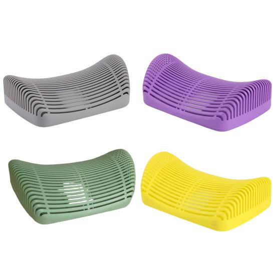 Cooling Neck Pillow Hollow Neck Support Pillow Cervical Spine Repair Physiotherapy Pillow Breathable Sleeping Pillow for Summer Camping Travel